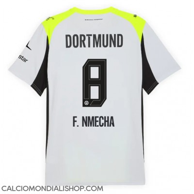 Maglie da calcio Borussia Dortmund Felix Nmecha #8 Seconda Maglia 2025-26 Manica Corta Maglie da calcio Borussia Dortmund Felix Nmecha #8 Seconda Maglia 2025-26 Manica Corta